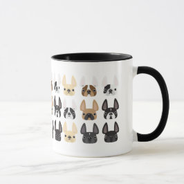 Caneca Bulldog Francês e Amigos Mug