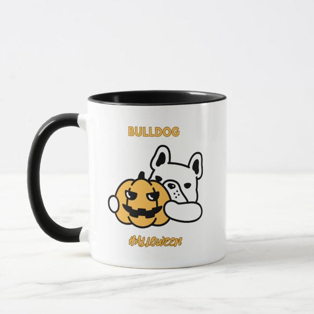 Caneca Bulldog HALLOWEEN Mug (Esquerda)