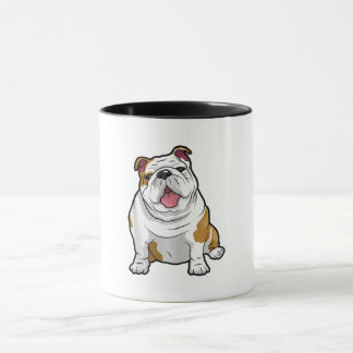 Caneca BULLDOGS INGLÊS Cachorros de Bulldog Engraçados
