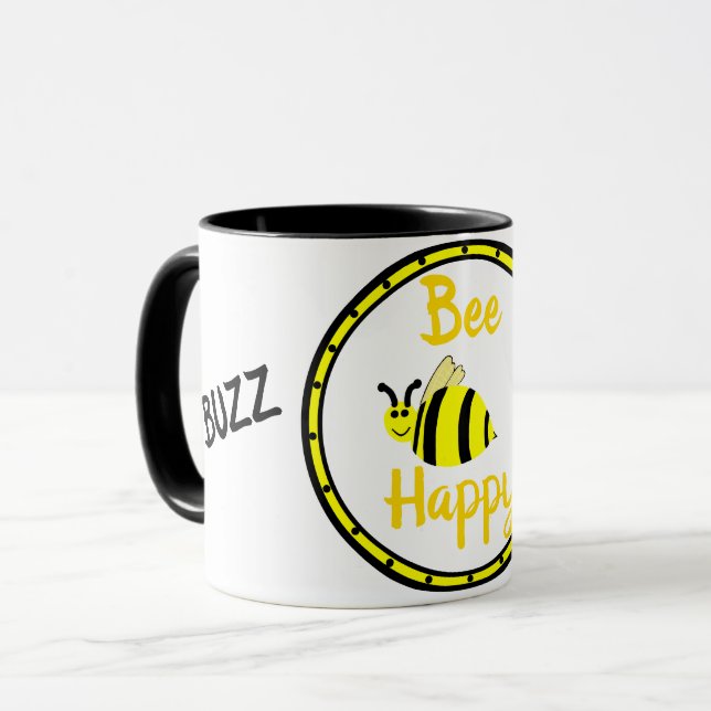 Caneca Bumble Bee Buzz (Frente Esquerda)
