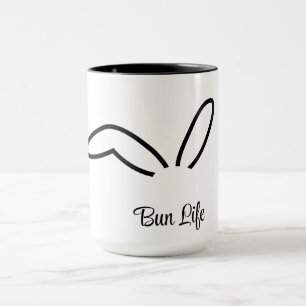 Caneca Bun Life Rabbit Humor Mug