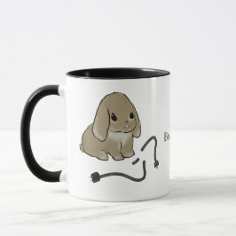 Caneca Bunny bites phone cable