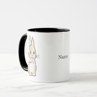 Caneca Bunny cleaning paws 