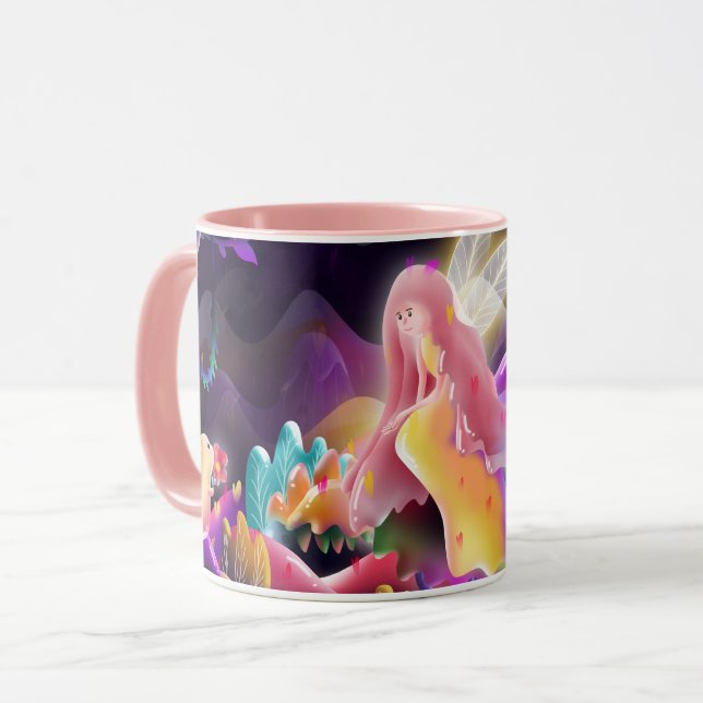 Caneca Bunny e Fairy Mug (Frente Esquerda)