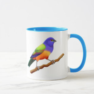 Caneca Bunting pintada da campainha