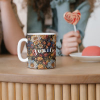 Buquê de pintura de óleo de flores silvestres Mug 