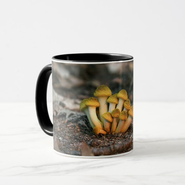 Caneca Buquê dos cogumelos (Frente Esquerda)