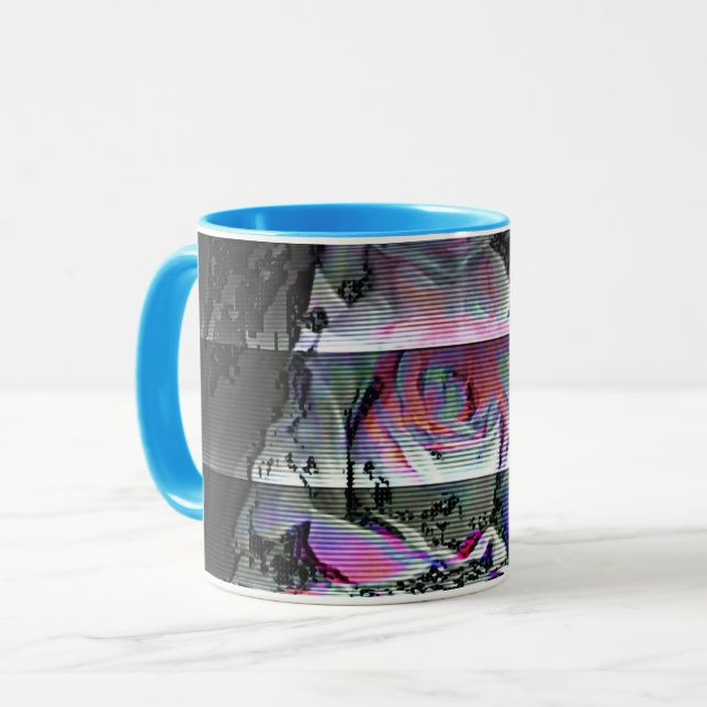 Caneca Buquê Techno (Frente Esquerda)