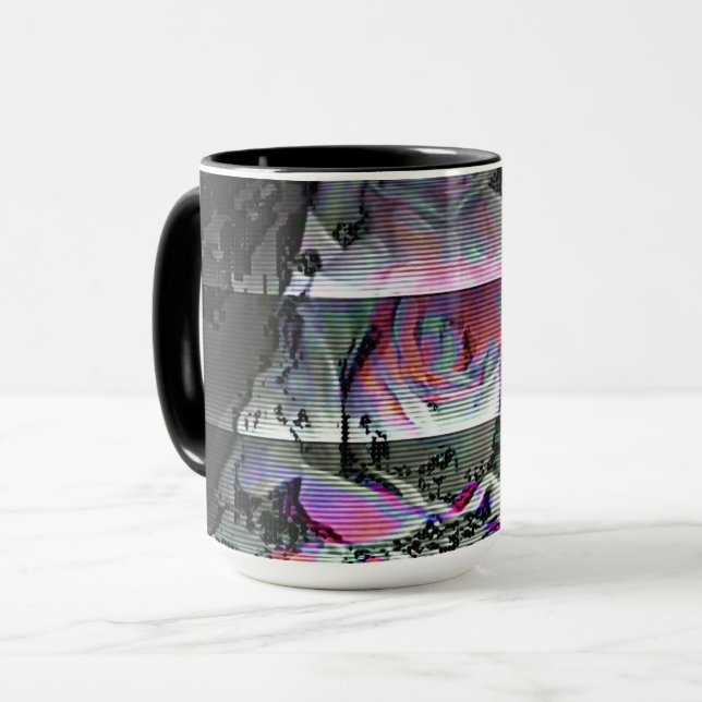 Caneca Buquê Techno (Frente Esquerda)