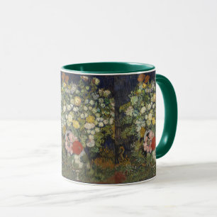 Caneca Buquê Van Gogh Vintage de Flores em um Vaso