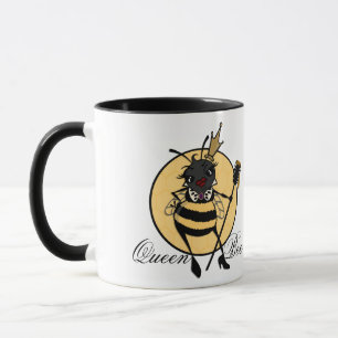 CANECA BURACA DE ABELHA DE RAINHA RINGER MUG