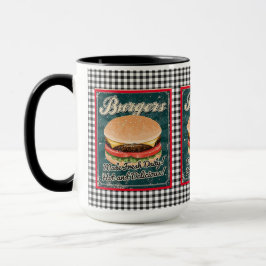 Caneca Burgers Retro Mug