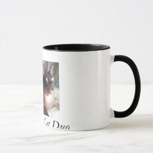 Caneca BurmeseDuo_18, duo do gato Burmese