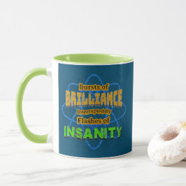 Caneca Bursts de Brilhantes Flashes do Humor Insano