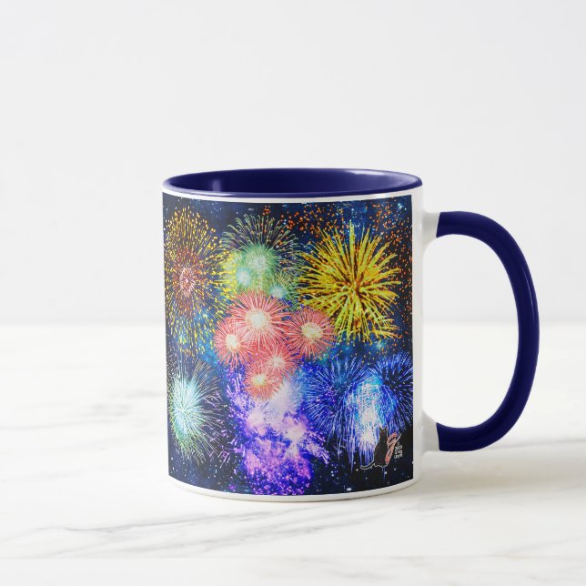 Caneca Bursts do Fireworks (Direita)