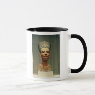 Caneca Busto da rainha Nefertiti, vista dianteira