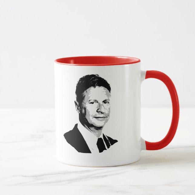 Caneca Busto de Gary Johnson - - (Direita)