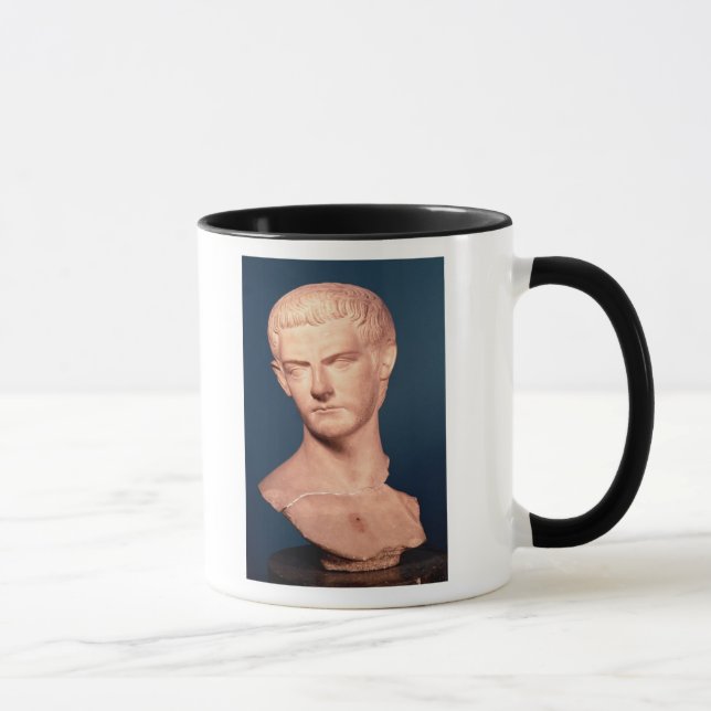 Caneca Busto do imperador Caligula de Thrace, ANÚNCIO (Direita)