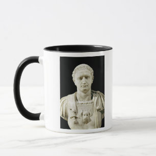 Caneca Busto do imperador Domitian