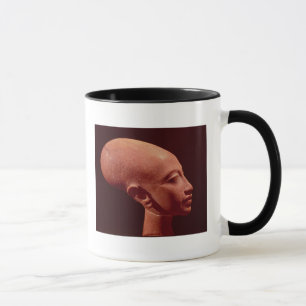 Caneca Busto do retrato de uma filha do rei Akhenaten