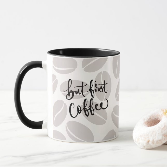 Caneca But First Coffee  (Com Donut)