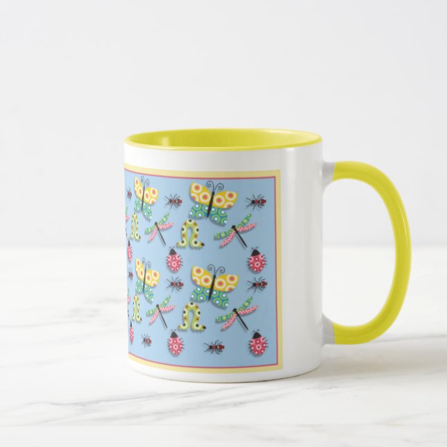CANECA BUTTERFLIES & INSETOS (Direita)