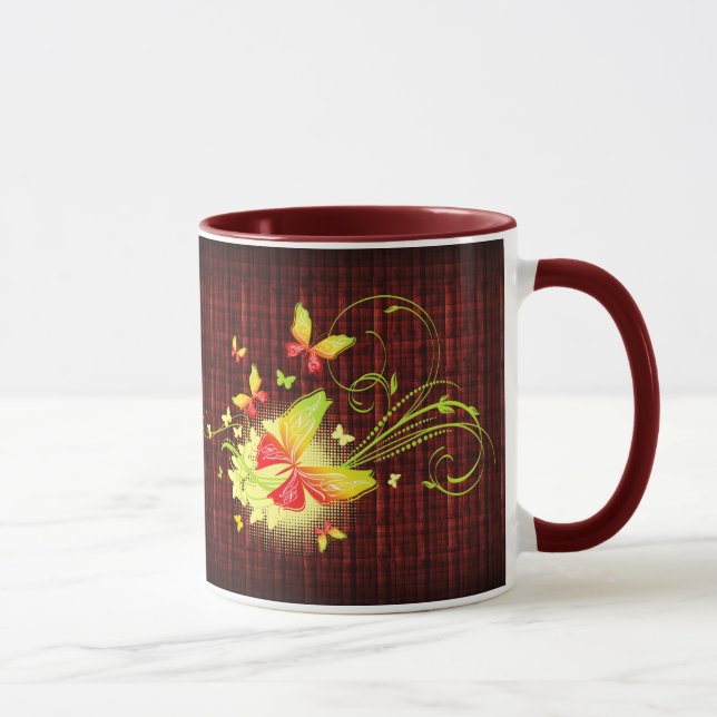 Caneca Butterfly Art 5 Mug (Direita)