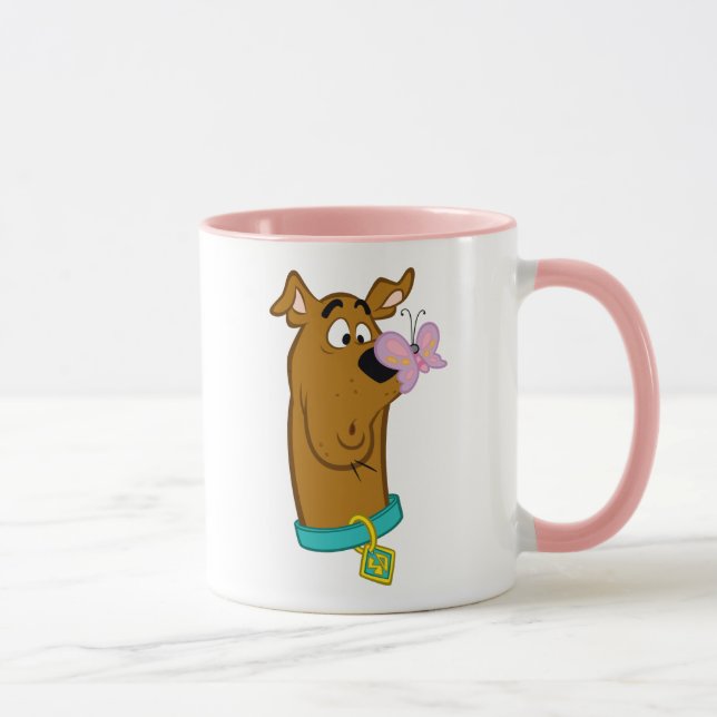 Caneca Butterfly On Scooby-Doo's Nose (Direita)