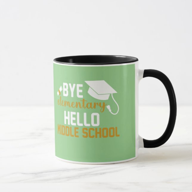 Caneca Bye Elementor Hello Medium School Formando (Direita)