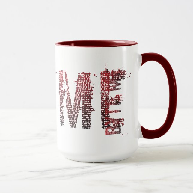 Caneca Byte binário mim (Direita)