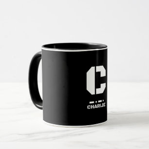 Caneca C (Charlie) Código Telefônico da OTAN alfabético &