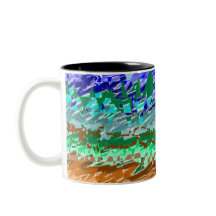 Caneca c/ Pintura Paisagem e Montanha