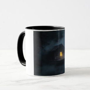 Caneca Cabana Nebulosa - Noite Escura de Casa de L