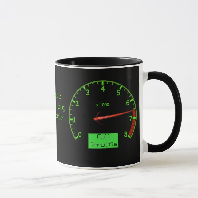 Caneca Cabeça customizável da gasolina da engrenagem do (Direita)