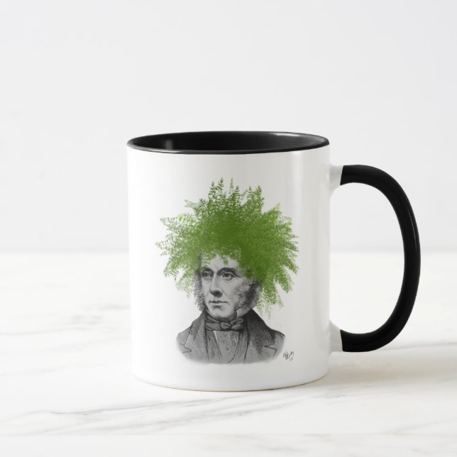 Caneca Cabeça de Asparagus Fern (Direita)