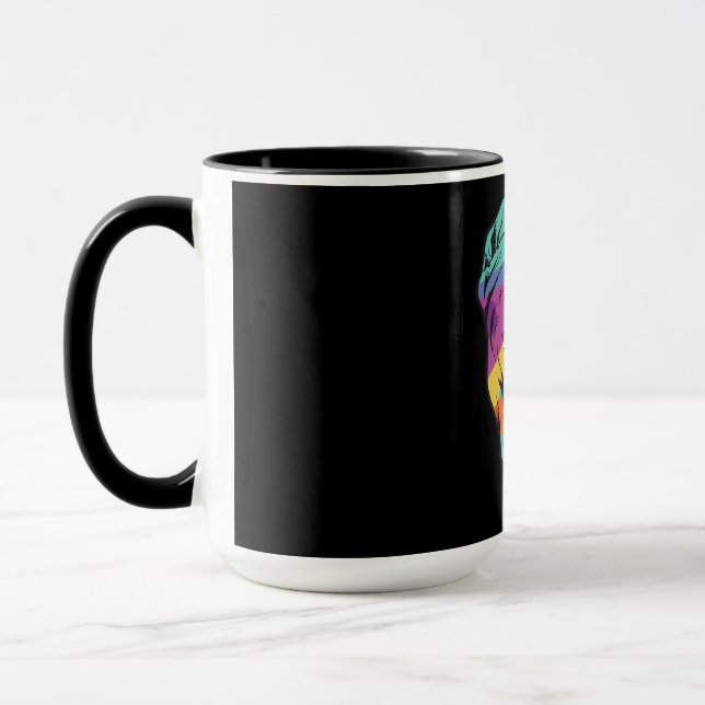 Caneca Cabeça de Cão Pitbull Terrier (Esquerda)