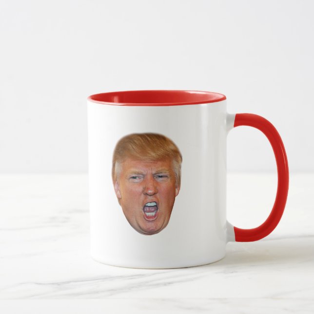 Caneca Cabeça de flutuação de Donald Trump (Direita)