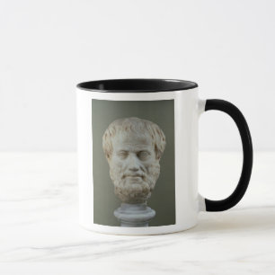 Caneca Cabeça de mármore de Aristotle