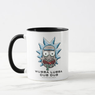 Caneca Cabeça de Rick Pixelversa