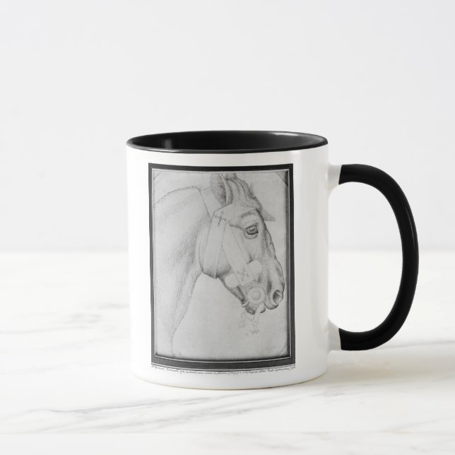 Caneca Cabeça de um cavalo, o do álbum de Vallardi (Direita)