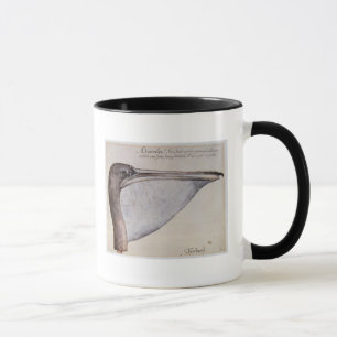 Caneca Cabeça de um pelicano de Brown