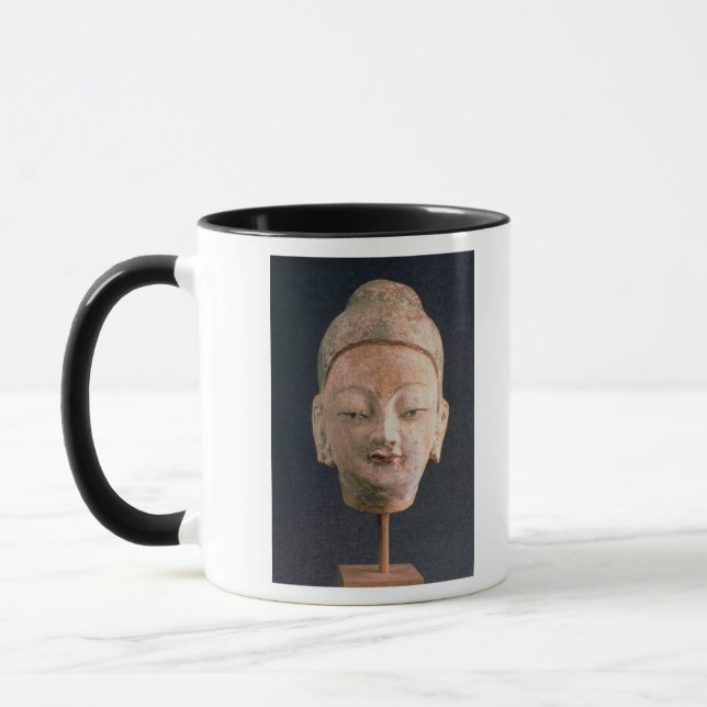Caneca Cabeça de uma estátua de Buddha, de Bezeklik (Esquerda)