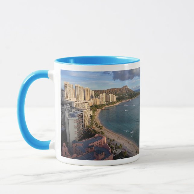 Caneca Cabeça do diamante, praia de Waikiki, Havaí (Esquerda)