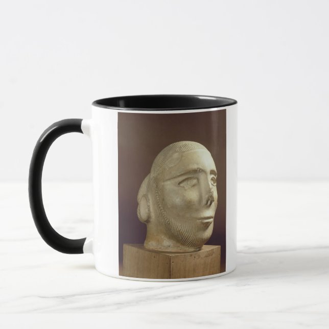 Caneca Cabeça do retrato da esteatite, Mohenjodaro, (Esquerda)