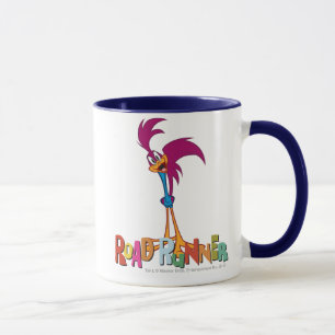 Caneca Cabeça do Roadrunner Inclinada