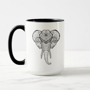 Caneca Cabeça inspirada do elefante