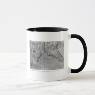 Caneca Cabeças dos cavalos, o do álbum de Vallardi