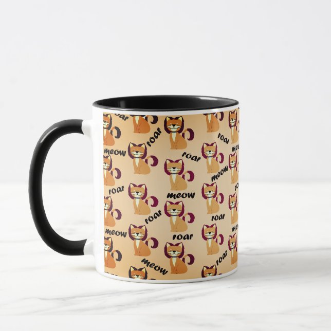 Caneca Cabelo do Tigre a Cor do Pêssego (Esquerda)