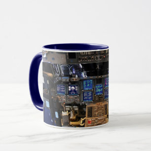 Caneca Cabina do Deck de Voo do Ônibus Espacial Endeavour
