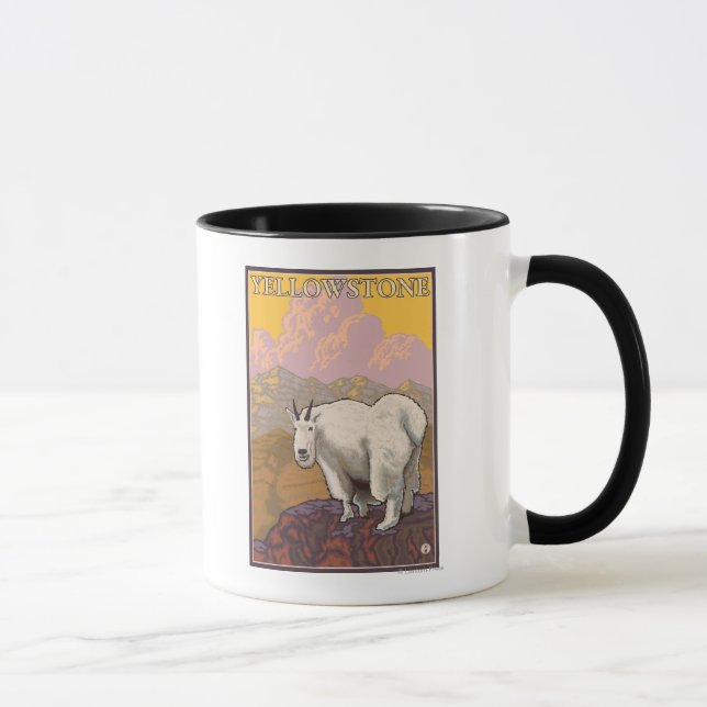 Caneca Cabra de Montanha - Parque Nacional de Yellowstone (Direita)